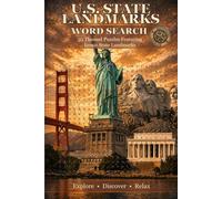 U.S. State Landmarks Word Search: Word Searches with Easy to Read Print About U.S. State Landmarks, Famous Monuments, Natural Wonders and More : 6x9 ... for Vacations, Weekend Travel, and Road Trips