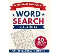 U.S. States Large Print Word Search Puzzles