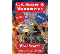 U.S. States & Monuments Word Search: A U.S. States Themed Word Find Puzzle for Adults, Teens, and Seniors