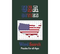 U.S. Word Search Puzzle Book: Word Searches with Easy to Read Print about U.S. Cities | 6x9 inches, 110 pages