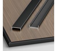 U-Sd - Profilo per piastrelle in alluminio, 100 cm, 3 pezzi, ModernStrip per pareti e pavimenti, facile da installare, protezione baguette (5,17 mm Opt)
