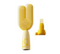 U Shape Scalp Massage Comb - Magnetic Hair Styling Brush, | Anti-Static Cartoon Hair Styling Comb for Women Female Lady Girl Long Curly Knot Home Travel