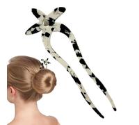 U-Shaped Hair Pins, Elegant Starfish Hairpin, Secure Hold Long & Thick Hair, Stylish & Versatile Accessory, Durevole & Lightweight, Perfect For Birthdays & Mother's Day 5.31x1.85 Inches
