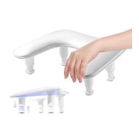 U-Shaped Nail Arm Rest, Nail Tech Arm Support, Easy Clean Nail Arm Rest, U-Shaped Rest Pillow Removable Arm Rest Stand for Beginners Professional 43x27.8x12.5cm/16.93x10.94x4.92 Inches