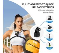 U-Shaped Quick Release Neck Mount 520mm for GoPro & Action Cameras