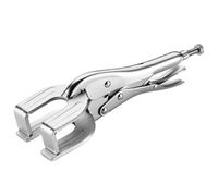 U Shaped Welding Pliers, Locking Welding Clamp, U-Tip Adjustable Vise Grip, Durable Carbon Steel Soldering Tool, Heavy-Duty Fixing Clamp with Industrial Style, Grinding Accessory for Metalwork