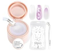 U-Shinein Cushion Gradient Painting Gel, Ombre Nails Aura Nails Full Coverage Precise Control of Each StrokeLong Lasting French Manicure Soak Off UV LED DIY Nail Art 16