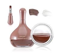 U-Shinein Eyebrow Pencil with Eyebrow Gel,2 in1 Eyebrow Pen Brow Gel Real-Looking-Fill Define and Shape Brows, Lightweight Waterproof & Smudge-Proof Eyebrow Colours, #04 Light Brown