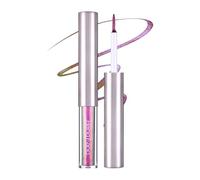 U-Shinein Eyeliner liquido multicolore camaleonte, eyeliner glitterato con pennello ultra fine, tecnologia che cattura la luce, eyeliner olografico colorato per occhi, ombra, evidenziatore, viola
