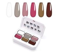 U-Shinein Gradient Painting Gel, 6 colori Ombre Gel Polish per unghie Ombre Nails, French Manicure fai da te, palette B5