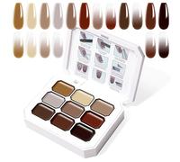 U-Shinein Gradient Painting Gel, 9 colori Ombre Gel Polish per unghie Ombre Nails, French Manicure fai da te, palette P