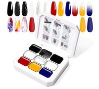 U-Shinein Gradient Painting Gel, 9 colori Ombre Gel Polish per unghie Ombre Nails, French Manicure fai da te, palette A9
