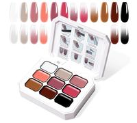 U-Shinein Gradient Painting Gel, 9 colori Ombre Gel Polish per unghie Ombre Nails, French Manicure fai da te, palette B