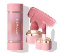 U-Shinein Liquid Blush & Lip Gloss, Long-Lasting Natural Ch nd Lip Makeup Duo, Highly Pigmented Blusher Stick 01