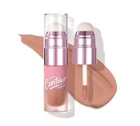 U-Shinein Liquid Concealer Highlighter Matte Face&Eye Brightener for Cool Tones, Lightweight&Moisturizing, Waterproof Long-Lasting Cream Stick with Blending Sponge 4#NEUTRAL OLIVE