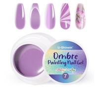 U-Shinein Ombre Gel Polish Smalto Spring Summer Colorful Painting Nail Gel per Ombre Nails Aura Nails, French Manicure Diy Nail Art #07Purple