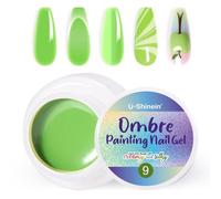 U-Shinein Ombre Gel Polish Smalto Spring Summer Colorful Painting Nail Gel per Ombre Nails Aura Nails, French Manicure Diy Nail Art #09 Green