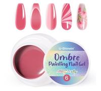 U-Shinein Ombre Gel Polish Spring Summer Colorful Painting Nail Gel per Ombre Nails Aura Nails, French Manicure Diy Nail Art #06 Rosa