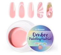 U-Shinein Ombre, smalto per unghie in gel Spring Summer Colorful Painting Gel per unghie Ombre Nails, French Manicure Diy Nail Art #11 Light Pink