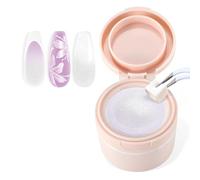 U-Shinein Pearl White Cushion Gradient Painting Gel,Ombre Nails Aura Nails