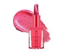 U-Shinein Star Spiral Shimmer Lipstick, Lip Stain with Pearly Glitter, Long Lasting & Smooth Shimmer Lip Tint,Nourishing Lipstick with Gloss Finish Amber Glazed Orange