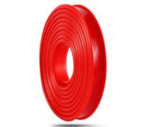U-SRubber Edge Trim - Bordatura in gomma autoadesiva TPE for la riparazione di mobili in compensato e il restauro di mobili - 10 piedi, larghezze 9-30 mm, facile installazione fai da te(Red,30mm)