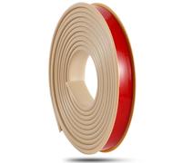 U-SRubber Edge Trim - Bordatura in gomma autoadesiva TPE for la riparazione di mobili in compensato e il restauro di mobili - 10 piedi, larghezze 9-30 mm, facile installazione fai da te(Khaki,30mm)