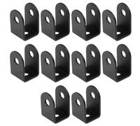 U Supporti per Montaggio a Bullone, Confezione da 10 Pezzi, Staffe a U per Pannelli da 1 Pollice, Staffe di Montaggio a Forma di U per Porte, Divisori, Pilastri, Collegamento di Vari Elementi