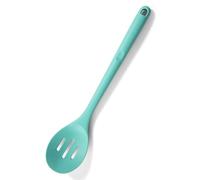U-Taste Cucchiaio cucina fessura silicone, resistente a 315°C, Aqua Sky | 33,9 cm, cucchiaio antiaderente pieno e forato per servire, mescolare e raccogliere