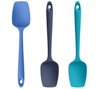 U-Taste Cucchiaio Spatola Silicone Set 3: 250℃ Resistenza al Calore Leccapentola in Gomma Flessibile senza BPA, per Cucinare Raschiare Mescolare, Utensili da Cucina (Multicolore)