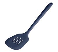 U-Taste Extra lunga spatola in silicone con fessure: spatola da cucina resistente al calore 315℃, utensile da cucina in gomma antiaderente senza cuciture per friggere, pancake, pesce (Blu Mezzanotte)