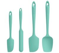 U-Taste Silicone Cucina Spatola Set 4: 250℃ Resistente al Calore Leccapentole in Gomma, Utensili per Pasticceria Antiaderenti Antigraffio senza BPA per Cucinare e Cuocere (Aqua Sky)