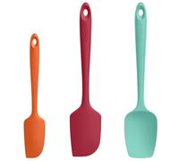 U-Taste Spatole Silicone Set di 3: 315℃ Resistente al Calore, Gomma Flessibile senza BPA Cucchiaio Leccapentola, Raschietto per Pentole Antiaderenti per Cucina Cottura Miscelazione (Multicolore)