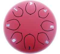 U-Turn TD6-8-LR Lava Red C - Tamburo Tongue con accessori inclusi