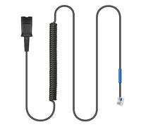 U10 RJ9 - Adattatore QD per cuffie Plantronics Quick Disconnect, cavo bobina compatibile con telefoni IP Cisco 7940 7942 6945 6921 7960G 7962 7965 7931G 7941G 7945G 7962G 6945 7811 1 894 5 9951