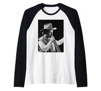 U2 Bono The Joshua Tree Tour Cork 1987 Maglia con Maniche Raglan