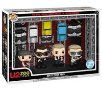 U2 Pop Moments Dlx Vinile Figura 4-pack Zoo Tv 1993 Tour 9 Cm Funko