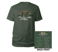 U2 Joshua Tree Logo 2017 autorizzato Uomo maglietta