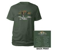 U2 Joshua Tree Logo 2017 autorizzato Uomo maglietta