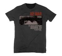 U2 War Red Rocks autorizzato Uomo maglietta