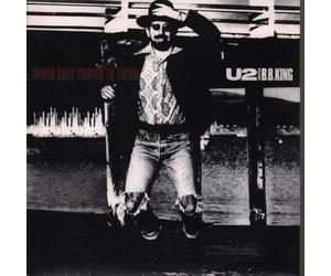 U2 WITH B.B. KING - when love comes to town 45 rpm single