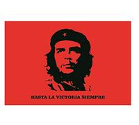 U24 Adesivo Che Guevara Bandiera 12 x 8 cm