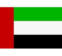 U24 - Adesivo per auto con bandiera degli Emirati Arabi Uniti, 8 x 5 cm