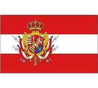 U24 - Adesivo per auto con bandiera del Granducato Toscana, 8 x 5 cm