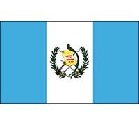 U24 - Adesivo per auto con bandiera del Guatemala, 8 x 5 cm