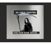 U24 Adesivo "So viele Idioten und nur eine Falce", 11 x 10 cm