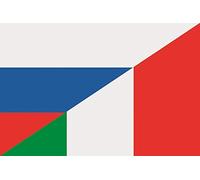 U24 Bandiera Russia, Italia per barca, qualità premium, 20 x 30 cm