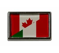 U24 Pin Canada-Italia spilla con bandiera, Acrilico