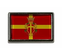 U24 Pin Messina - Spilla con bandiera, Acrilico