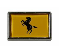 U24 Pin Napoli Provincia Spilla Spilla Bandiera Bandiera, Acrilico